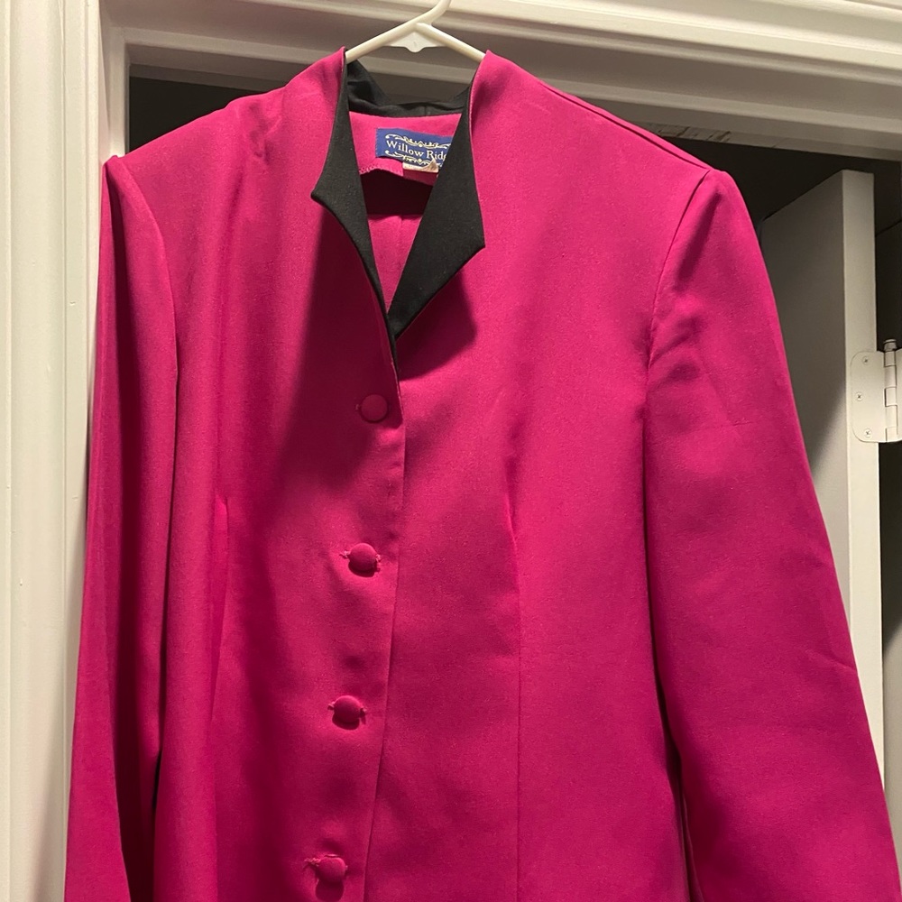 Beautiful pink and black vintage suit